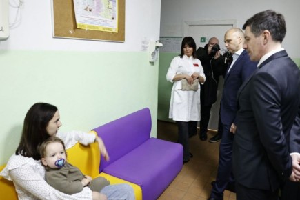 Алексей Беспрозванных с рабочим визитом посетил Ладушкинскую и Мамоновскую горбольницы