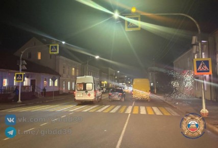 Наезд на несовершеннолетнего пешехода