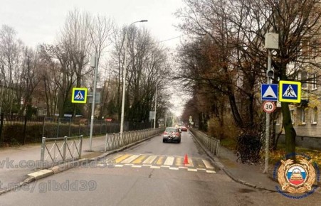 Водитель трусливо скрылся после наезда на ребёнка в Калининграде