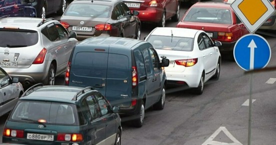 Ситуация — 7 баллов: карта пробок в Калининграде на утро вторника