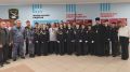 Офицеры и ветераны калининградской Росгвардии приняли участие в церемонии принятия присяги кадетами подшефного класса